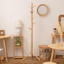 ポールハンガー 木製 おしゃれ 北欧 ナチュラル ツリー型 子ども部屋 リビング 寝室 一人暮らし ひとり暮らし シンプル ハンガーラック 便利 インテリア 韓国風 【納期B】【azm-how-007】