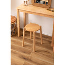 スツール 木製 椅子 おしゃれ 北欧 ナチュラル シンプル 背もたれなし スタッキング可能 重ねられる コンパクト 収納 玄関 リビング 腰掛け チェア 丸型 円形 【納期A】【azm-how-008】