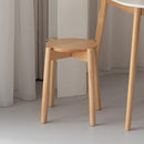 スツール 木製 椅子 おしゃれ 北欧 ナチュラル シンプル 背もたれなし スタッキング可能 重ねられる コンパクト 収納 玄関 リビング 腰掛け チェア 丸型 円形 【納期A】【azm-how-008】