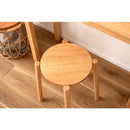 スツール 木製 椅子 おしゃれ 北欧 ナチュラル シンプル 背もたれなし スタッキング可能 重ねられる コンパクト 収納 玄関 リビング 腰掛け チェア 丸型 円形 【納期A】【azm-how-008】