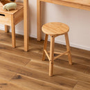 スツール 木製 椅子 おしゃれ 北欧 ナチュラル シンプル 背もたれなし コンパクト 収納 玄関 リビング 腰掛け チェア 丸型 円形 カフェ風 韓国風 使いやすい 【納期B】【azm-how-009】