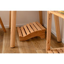 フットレスト 足置き デスク下 机下 木製 デスクワーク リモートワーク 勉強 学習 在宅勤務 疲れにくい 足置き台 足枕 足まくら リラックス 持ち運び 携帯 【納期B】【azm-how-010】