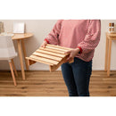 フットレスト 足置き デスク下 机下 木製 デスクワーク リモートワーク 勉強 学習 在宅勤務 疲れにくい 足置き台 足枕 足まくら リラックス 持ち運び 携帯 【納期B】【azm-how-010】