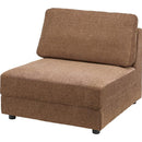 ソファ 一人掛け 1人掛け ソファー シンプル ブラウン 茶色 グレー 背もたれ 肘掛けなし ローソファ 【納期A】【azm-hs-442】