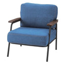 リビングチェア 椅子 ソファ 1人掛け 一人用 おしゃれ デニム調 【納期A】【azm-hs-754】