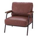 ソファ 一人掛け 椅子 肘置き シンプル おしゃれ 合皮 フェイクレザー 【納期A】【azm-hs-954】