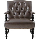 アームチェア 肘掛けつきチェア 肘付きチェア おしゃれ レザー かっこいい 高級感 天然木 椅子 【納期A】【azm-iw-541lbr】