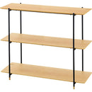 シェルフ 3段 北欧 おしゃれ 木目 ラック 棚 オープンラック 飾り棚 リビング ダイニング カントリー調 ナチュラル デザイン オープンシェルフ 【納期A】【azm-jpb-101】