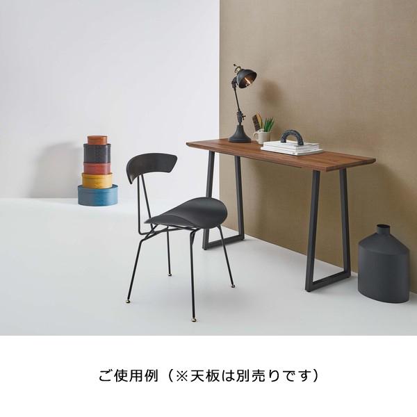 スチール脚 デスク用 テーブル用 脚 単品 天板別売り おしゃれ スタイリッシュ インダストリアル 金属製 カジュアル かっこいい 【納期A】【azm-jpt-263】