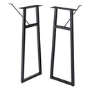 脚 単品 2脚セット カウンターテーブル用 高さ 約100cm テーブル脚 デスク脚 スチール 金属製 おしゃれ スタイリッシュ モダン 天板別売り 【納期A】【azm-jpt-264】