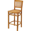 カウンターチェア 椅子 天然木 木製 バーチェア バーカウンター チェアー 背もたれ 肘なし ひじ掛け無し 【納期A】【azm-jti-337】