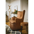 ウッドスツール スツール 椅子 天然木 スチール脚 オットマン サイドチェア サイドテーブル アメリカン 北欧 ナチュラル カントリー カフェ風 インテリア 【納期A】【azm-jw-107】