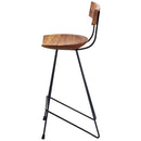 カウンターチェア おしゃれ デザイナーズ 椅子 バーチェア ナチュラル カントリー スタイリッシュ 木製 かっこいい スリム 背もたれ キッチンカウンター向け 【納期A】【azm-jw-109】