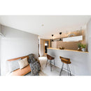 カウンターチェア おしゃれ デザイナーズ 椅子 バーチェア ナチュラル カントリー スタイリッシュ 木製 かっこいい スリム 背もたれ キッチンカウンター向け 【納期A】【azm-jw-109】