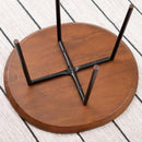 リビングテーブル 円 丸 センターテーブル ローテーブル ラウンドテーブル 直径 幅60cm 高さ 約40cm おしゃれ 北欧 木製 シンプル カントリー カフェ風 【納期A】【azm-jw-115】