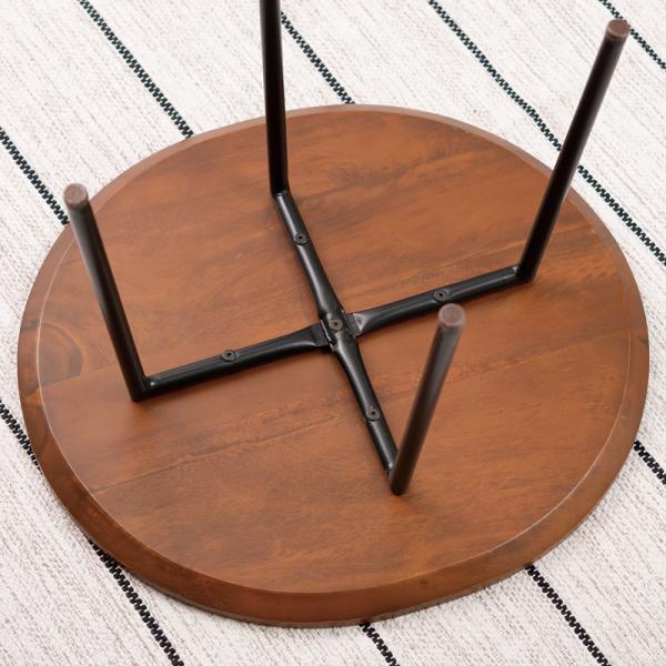 リビングテーブル 円 丸 センターテーブル ローテーブル ラウンドテーブル 直径 幅60cm 高さ 約40cm おしゃれ 北欧 木製 シンプル カントリー カフェ風 【納期A】【azm-jw-115】