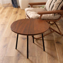 リビングテーブル 円 丸 センターテーブル ローテーブル ラウンドテーブル 直径 幅60cm 高さ 約40cm おしゃれ 北欧 木製 シンプル カントリー カフェ風 【納期A】【azm-jw-115】