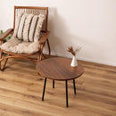 リビングテーブル 円 丸 センターテーブル ローテーブル ラウンドテーブル 直径 幅60cm 高さ 約40cm おしゃれ 北欧 木製 シンプル カントリー カフェ風 【納期A】【azm-jw-115】