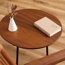 リビングテーブル 円 丸 センターテーブル ローテーブル ラウンドテーブル 直径 幅60cm 高さ 約40cm おしゃれ 北欧 木製 シンプル カントリー カフェ風 【納期A】【azm-jw-115】