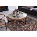 ラウンドテーブル 円形 丸型 センターテーブル 90cm 天然木製 ガラス天板 おしゃれ ローテーブル リビング 北欧 ナチュラル カントリー 応接室 オフィス 店舗 【納期A】【azm-jw-638】