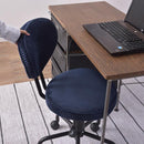 デスクチェア 椅子 オフィスチェア ワークチェア キャスター付き ひじ掛けなし 肘なし レトロ おしゃれ 昇降 高さ変更 【納期B】【azm-kgi-109】