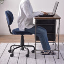 デスクチェア 椅子 オフィスチェア ワークチェア キャスター付き ひじ掛けなし 肘なし レトロ おしゃれ 昇降 高さ変更 【納期B】【azm-kgi-109】