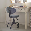 デスクチェア 椅子 オフィスチェア ワークチェア キャスター付き ひじ掛けなし 肘なし レトロ おしゃれ 昇降 高さ変更 【納期B】【azm-kgi-109】