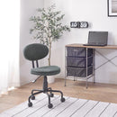 デスクチェア 椅子 オフィスチェア ワークチェア キャスター付き ひじ掛けなし 肘なし レトロ おしゃれ 昇降 高さ変更 【納期B】【azm-kgi-109】