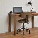 デスクチェア 椅子 オフィスチェア ワークチェア キャスター付き ひじ掛けなし 肘なし レトロ おしゃれ 昇降 高さ変更 【納期B】【azm-kgi-109】