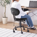 デスクチェア 椅子 オフィスチェア ワークチェア キャスター付き ひじ掛けなし 肘なし レトロ おしゃれ 昇降 高さ変更 【納期B】【azm-kgi-109】