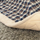 コタツ布団 こたつ布団 掛け布団 掛布団 おしゃれ カジュアル アメリカン 青系 ブルー 薄掛け 正方形 190×190cm 【納期B】【azm-kk-103】