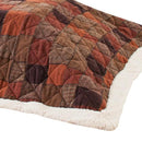 こたつ掛布団 薄掛けタイプ 正方形 こたつ布団 レトロ 継ぎはぎ風 デザイン おしゃれ 昔風 掛け布団 【納期B】【azm-kk-133】