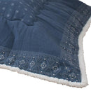 こたつ布団 薄掛け 掛布団 正方形 185×185 青 ブルー ノルディック 北欧 おしゃれ 【納期B】【azm-kk-137】