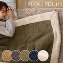 こたつ布団 190×190cm 正方形 薄掛け コタツ布団 掛け布団 おしゃれ カジュアル コタツ掛け布団 こたつ掛布団 ベージュ グレー カーキ ネイビー ホワイト 白 【納期B】【azm-kk-141】