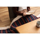 こたつ布団 掛け布団 長方形 こたつ掛布団 省スペース コタツ掛布団 ストライプ 柄 デザイン カジュアル アメリカン おしゃれ 布団のみ こたつテーブル別売り 【納期B】【azm-kk-160】