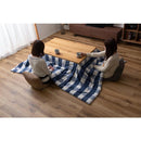 こたつ掛け布団 190×230cm 長方形 チェック柄 かわいい カジュアル おしゃれ 薄掛け コタツ掛布団 こたつ布団 モダン 西海岸 洋風 和風 こたつテーブル別売り 【納期B】【azm-kk-166】