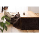 こたつ布団 掛け布団 190×230cm 長方形 省スペース コタツ掛布団 茶色 ブラウン シンプル 合わせやすい 無地 布団のみ こたつテーブル別売り 【納期B】【azm-kk-520】