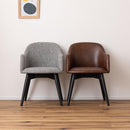 ダイニングチェア おしゃれ 北欧 木製 ナチュラル カフェ風 インテリア カントリー調 椅子 ダイニングチェアー 肘掛け 肘あり シンプル 座面 クッション カーブ 【納期A】【azm-krm-011】