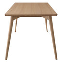 ダイニングテーブル 150×80cm シンプル 北欧 ナチュラル カントリー デザイン 木製 木目 柄 おしゃれ スタイリッシュ テーブル 食卓 ダイニング 【納期A】【azm-krm-150na】