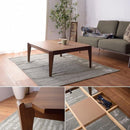 リビングテーブル こたつ 北欧 ナチュラル シンプル おしゃれ 長方形 【納期A】【azm-kt-108】