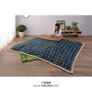 こたつ テーブル 折れ脚 折り畳み 天然木製 ひとり暮らし コンパクト 90×50cm 【納期A】【azm-kt-111】