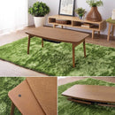 こたつ テーブル 折れ脚 折り畳み 天然木製 ひとり暮らし コンパクト 90×50cm 【納期A】【azm-kt-111】