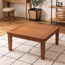 こたつ 75×75cm コタツテーブル テーブルのみ シンプル 家具調 ナチュラル 北欧 カントリー デスク 正方形 石英管ヒーター 300W 中間スイッチ付き 使いやすい 【納期A】【azm-kt-115】