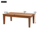 こたつ 長方形 105×60cm コタツテーブル テーブルのみ シンプル ナチュラル 北欧 石英管ヒーター ローテーブル センターテーブル リビング 家具調 木製 天然木 【納期A】【azm-kt-116】