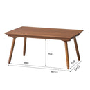 こたつ コタツ テーブル 単品 80×50cm 長方形 センターテーブル ローテーブル リビングテーブル 天然木製 石英管 ヒーター コンパクト 一人用 ひとり暮らし 【納期A】【azm-kt-212】