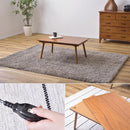 こたつ コタツ テーブル 単品 80×50cm 長方形 センターテーブル ローテーブル リビングテーブル 天然木製 石英管 ヒーター コンパクト 一人用 ひとり暮らし 【納期A】【azm-kt-212】