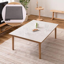 こたつ テーブル コタツ 本体 フラットヒーター 高さ調節 調整 継ぎ脚 足元広々 すっきり おしゃれ 天板 大理石風 柄 リビング ローテーブル センターテーブル 【納期A】【azm-kt-304】