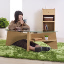 オーバルテーブル 円形 天板 ガラステーブル 楕円形 テーブル ローテーブル ガラス天板 センターテーブル 【納期A】【azm-le-454】