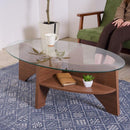 オーバルテーブル 円形 天板 ガラステーブル 楕円形 テーブル ローテーブル ガラス天板 センターテーブル 【納期A】【azm-le-454】