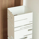 傘立て スリム おしゃれ 屋外 室内 外置き 内置き 北欧 傘たて デザイン お洒落 芸術的 スタイリッシュ 角型 白 ホワイト グレー 【納期B】【azm-lfs-180】